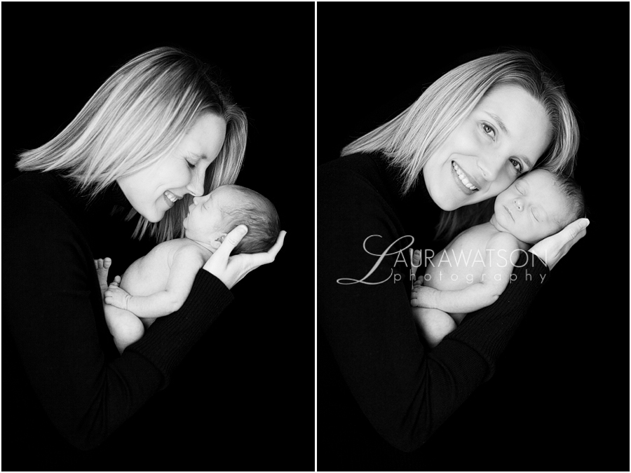 mommy and newborn baby boy sugar land newborn photographer laura watson photography